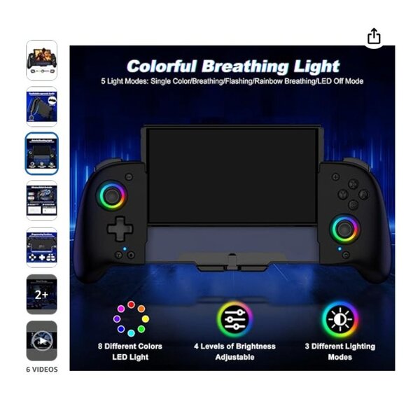 One-Piece Joypad Gamepad Controller Switch Controllers for Nintendo Switch/OLED - Picture 3 of 10